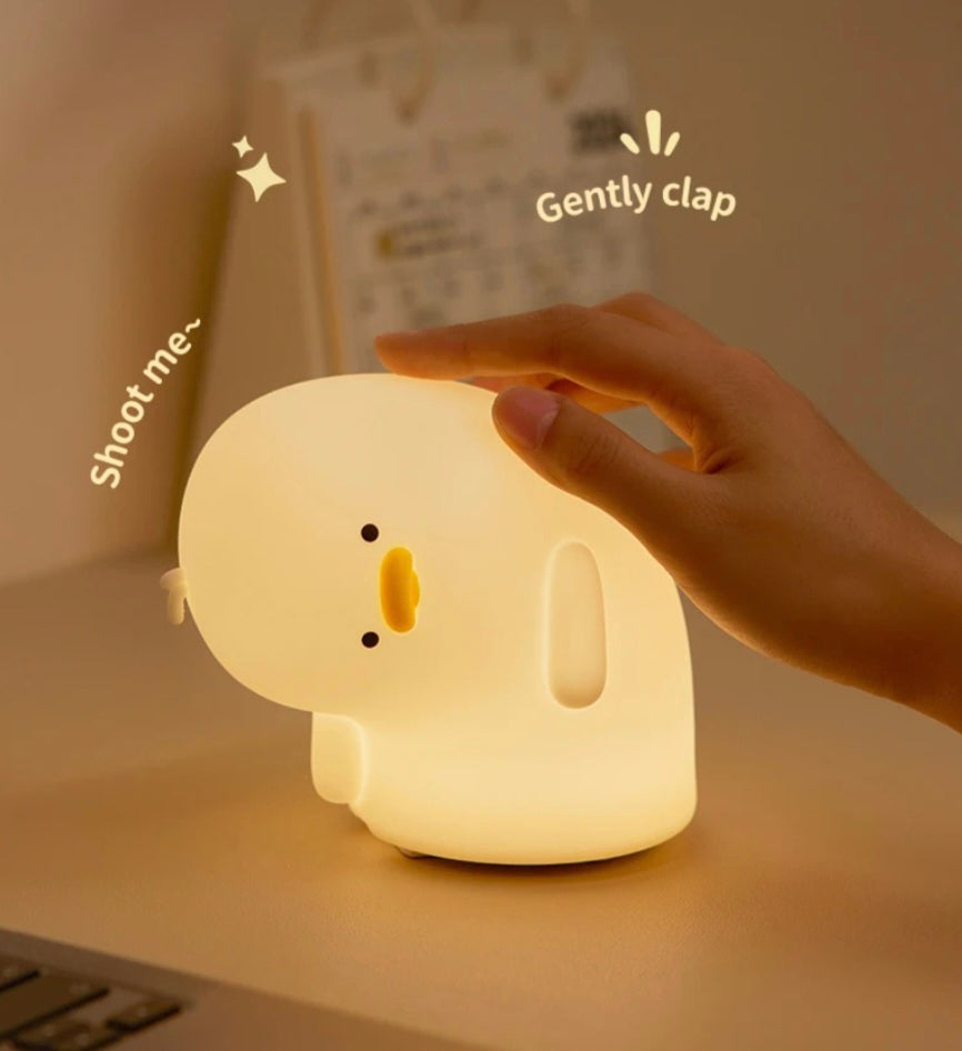 Cute and Soft Duck LED Night Lights USB Rechargeable