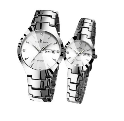 Couple watch Calendar Quartz watch