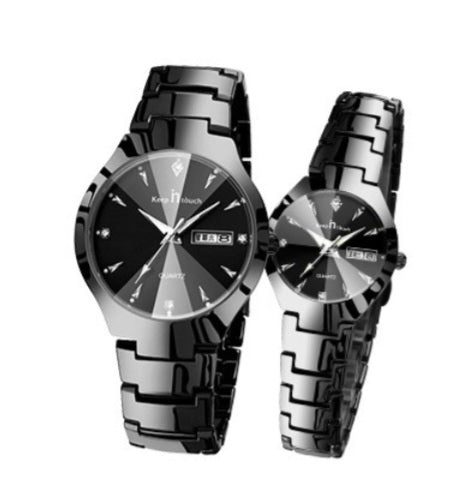 Couple watch Calendar Quartz watch