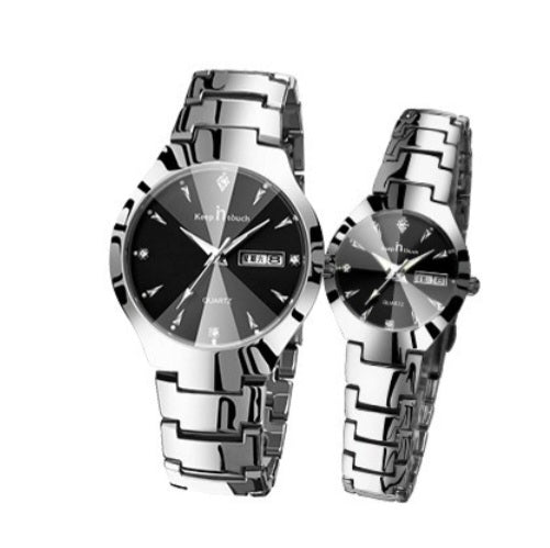 Couple watch Calendar Quartz watch